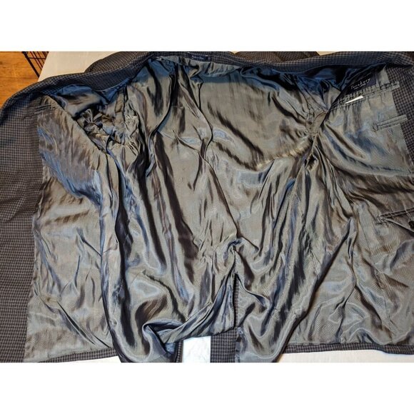 Turnbury 46R 2 Button Wool Houndstooth Blazer Jacket - Picture 12 of 16